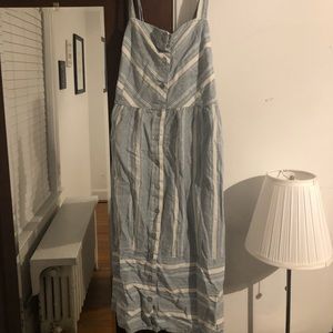 Blue and white jumper